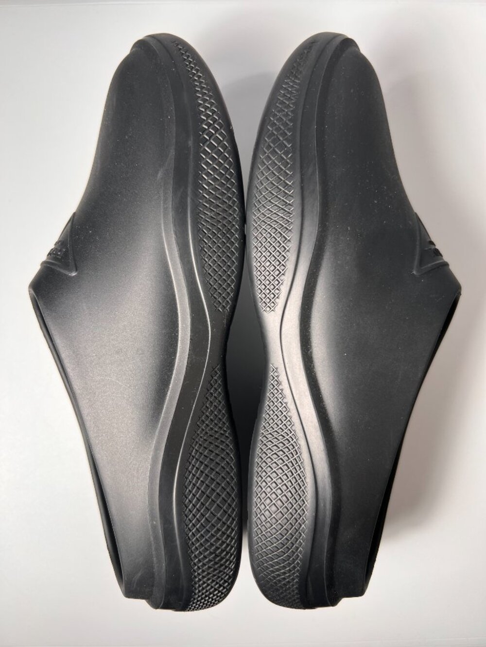 PRADA Black Mellow Rubber Mules Sz Women 7US 37EU LN - Picture 5 of 9